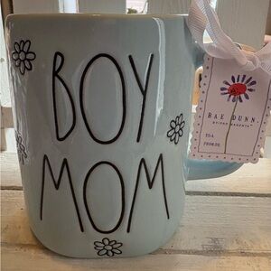 Rae Dunn Boy Mom Mug - Soft Blue